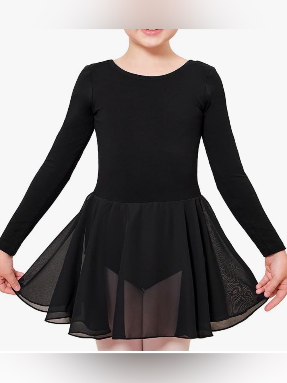 Ballet Leotards for Girls Long Sleeve Toddler Dance Leotard Outfits<<<<457>>>>>